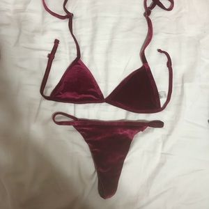 Velvet bikini
